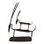Vintage Bombara Tribe Oxidized Iron Antelopes Figurine For Sale