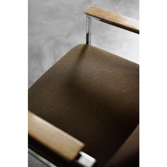 Mid-Century Modern German Brown Conference Chair from Drabert, 1970s For Sale - Image 6 of 18