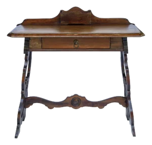 Antique Wooden 1920's Desk With Drawer