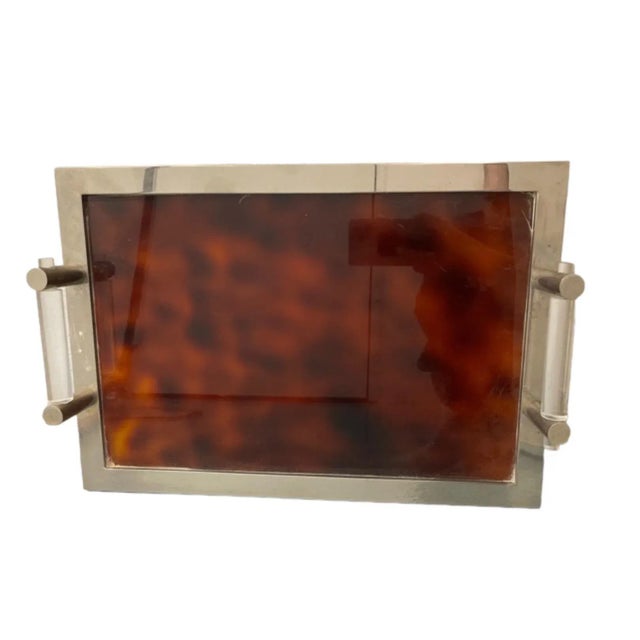 Metal 1960s Mid-Century Aldo Tura Red Lucite Bar Wine Set, Italy- 3 Pieces For Sale - Image 7 of 10