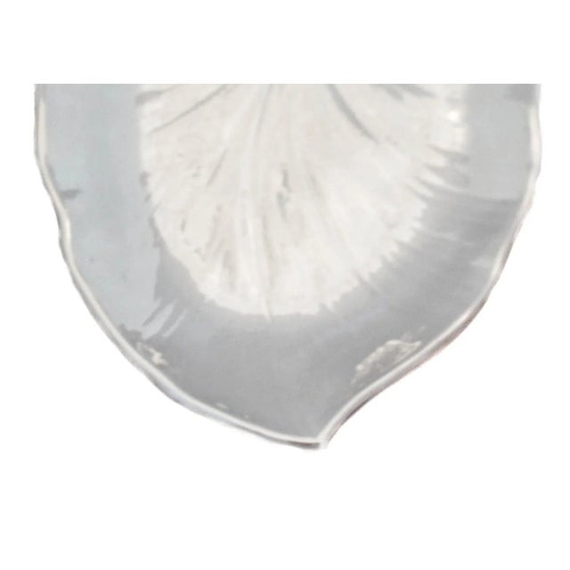 1900 - 1909 Sterling Silver Art Nouveau Leaf Dishes - A Pair For Sale - Image 5 of 7