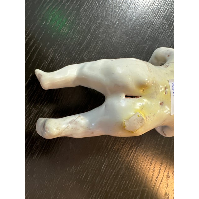 Ceramic Enameled Earthenware Baby Figure from Nevers, 18th Century For Sale - Image 7 of 13