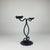 Libby Candlestick | Handcrafted Dual-Arm Metal Candle Holder for Elegant Decor For Sale - Image 6 of 7