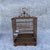 Asian Rosewood Birdcage With Blue & White Porcelain Feeders – Decorative Asian Accent For Sale - Image 3 of 9