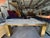 Metal 1970s French Modern Brass and Travertine Dining Table For Sale - Image 7 of 18