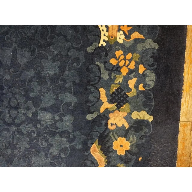 Early 20th Century Chinese Peking Carpet ( 8' x 9'8" - 245 x 295 ) For Sale - Image 4 of 12