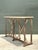 Vintage Patinated Metal and Stone Console Table For Sale - Image 10 of 12