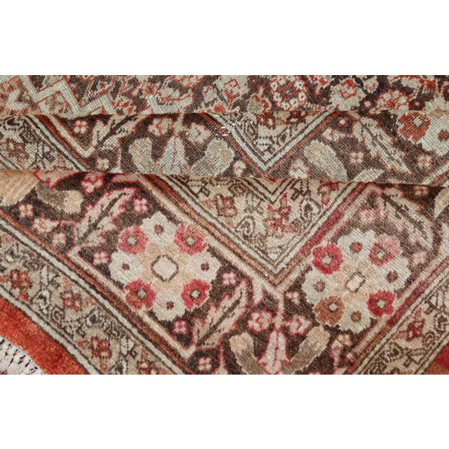 Antique Haji Jalili Tabriz Rug With Ivory Field and Fine Medallion Design 12'8 X 17'7 For Sale - Image 15 of 16
