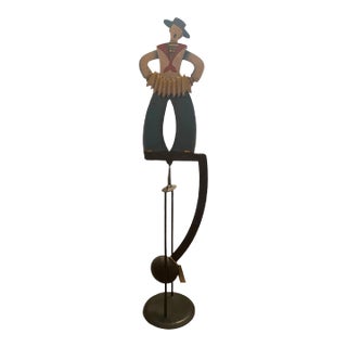 Folkart Balance Toy Accordion Sailor For Sale