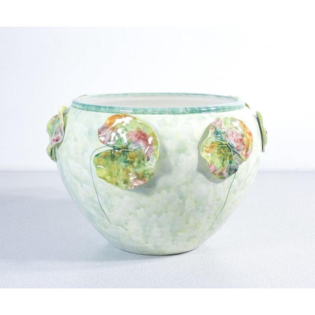 Yellow Ceramic Vase by Rita Dal Pra for Nove For Sale - Image 8 of 18