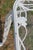 Wrought Iron Patio Set—Four Armchairs and a Table With a Glass Top For Sale - Image 15 of 18