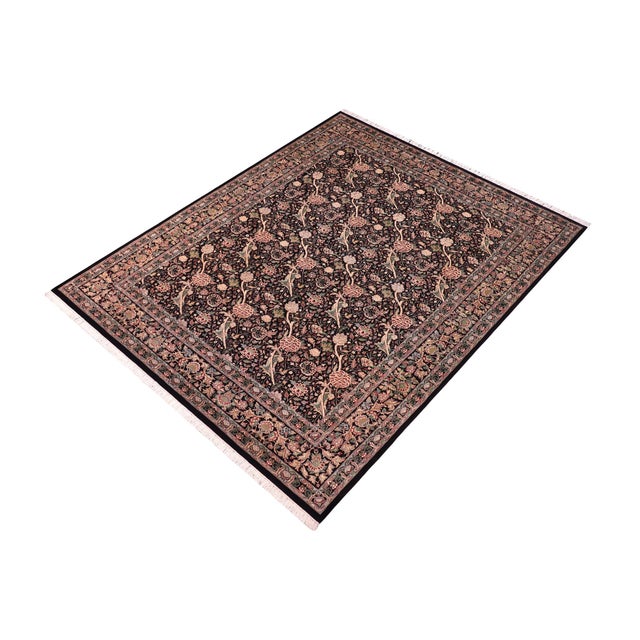 Designed with mesmerizing intricacy and gorgeous color palette, this hand-knotted masterpiece demonstrates the beauty and...