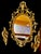 Mid 20th Century Set of 3, Rococo Style Giltwood Wall Mirror Set For Sale - Image 9 of 12