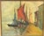 Early 20th Century Original Framed Oil Painting on Canvas 'Seaside Dock' Attributed to Louise Minert Kelly (American 1876-1945) For Sale - Image 4 of 17