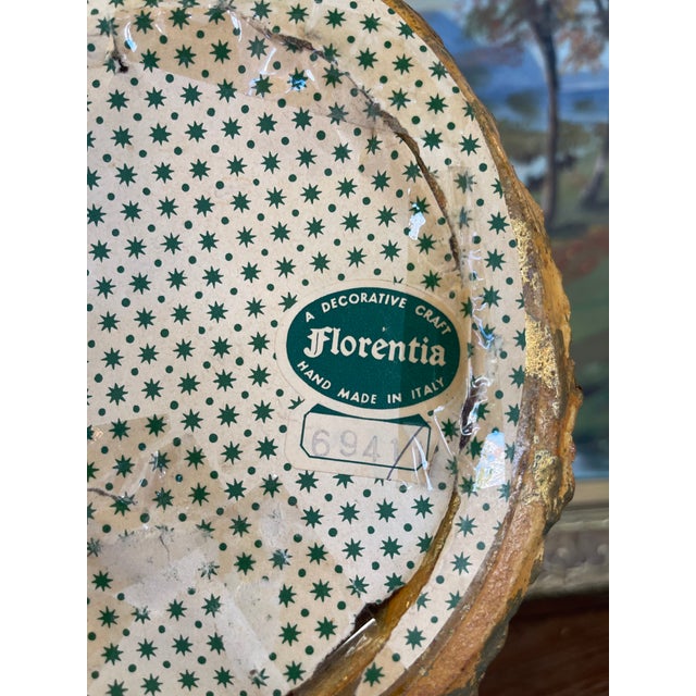 Vintage Italian Florentia Possibly Giltwood Rococo Style Wall Mirror, Hand Made in Italy For Sale - Image 9 of 11