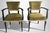 Mid 20th Century Mid 20th Century Art Decò Pair of French “Bridge” Chairs For Sale - Image 5 of 18