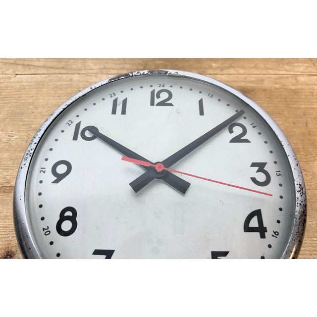 Vintage Wall Clock from PAl, 1950s For Sale - Image 11 of 18