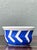 Hand-Painted Blue Geometric Ceramic Bowl For Sale - Image 11 of 13