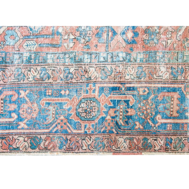 Persian Early 20th Century Persian Heriz Rug For Sale - Image 3 of 15