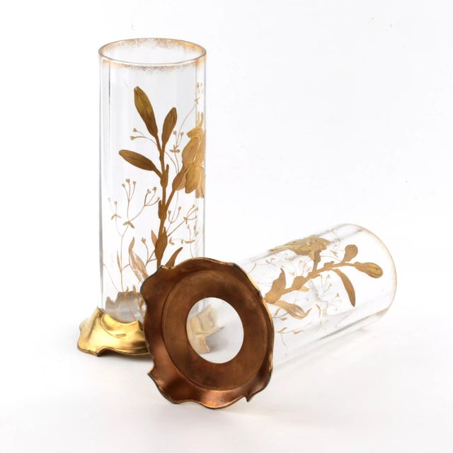 Art Nouveau Vases, Set of 2 For Sale - Image 5 of 6