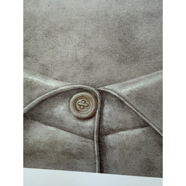 Paper Domenico Gnoli (1933-1970), Girocollo 15 1/2, 1966, Copyright Marzia Gnoli, 1994... Printed in the Netherlands., Large Format For Sale - Image 7 of 12