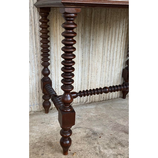 20th Century French Solid Carved Nightstands - a Pair For Sale - Image 12 of 13