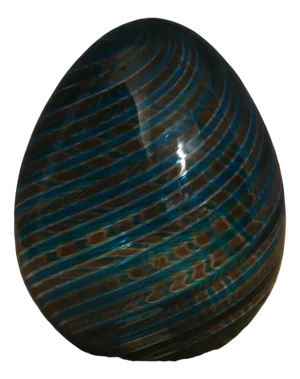 Venini Murano Art Glass Egg 50th Confartigianato Series Egg, 1997