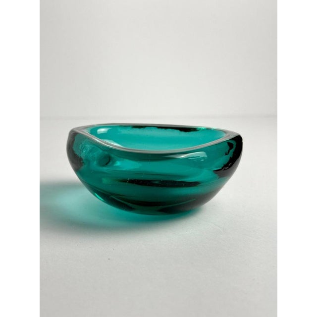 Small Mid-20th Century Murano Glass Geode Bowl from Archimede Seguso, Italy, 1960s For Sale - Image 9 of 10