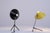 Mid-Century Modern Pinocchio Black and Yellow Tripod Table Lights by H. Th. J. A. Busquet for Hala, 1950s, Set of 2 For Sale - Image 3 of 18