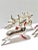 Metal Vintage Silver-Plated Reindeer Christmas Ornaments, Set of 3 For Sale - Image 7 of 9