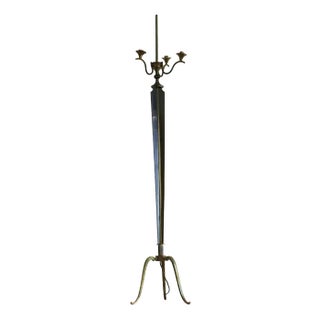 Neoclassical Floor Lamp, 1940s For Sale