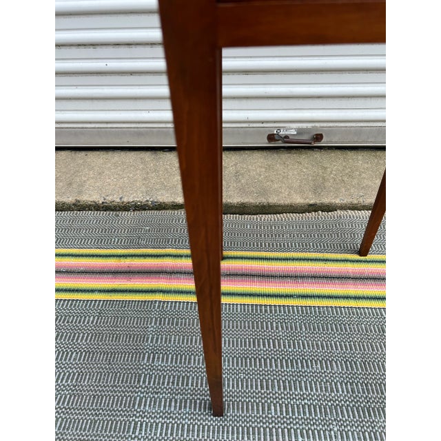 Brown A Hepplewhite Cherry Tapered Leg One Drawer Side Table, Pennsylvania, Circa 1800 For Sale - Image 8 of 12