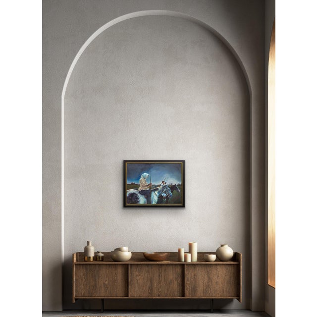 Elin Sian Blake, The Hosts of Rebecca after Alexander Cordell, 21st Century, Oil on Canvas For Sale - Image 10 of 18