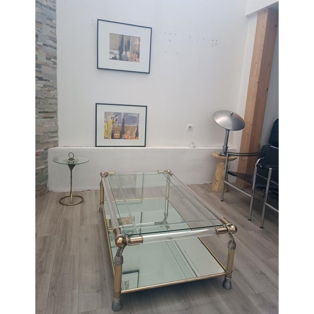 Metal Vintage Coffee Table by Curvasa, 1970s For Sale - Image 7 of 7
