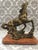 Old and Elegant Vintage Decorative Sculpture Statue from the 1970s Circa Beautiful Representation of a Fiery Wild Horse...
