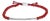 Sterling Silver Red Jasper Bead Station Bracelet with Bolo Clasp For Sale