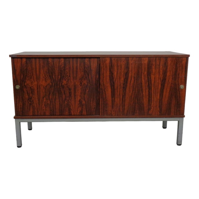 Small Laminated Sideboard in Rosewood Finish from Waiko, Germany, 1970s For Sale