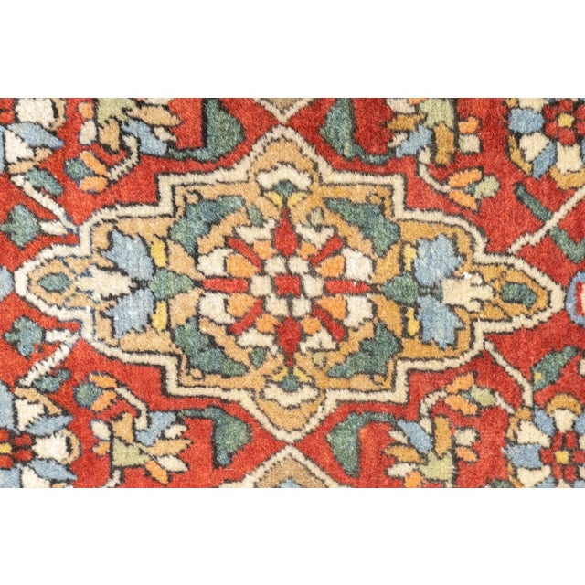 Antique Mohtasham Kashan Rug 4'5'' x 7'3'' For Sale - Image 11 of 12