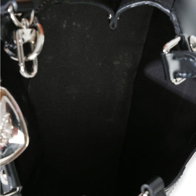 Black Black Epi Leather Montaigne Shoulder Bag For Sale - Image 8 of 8