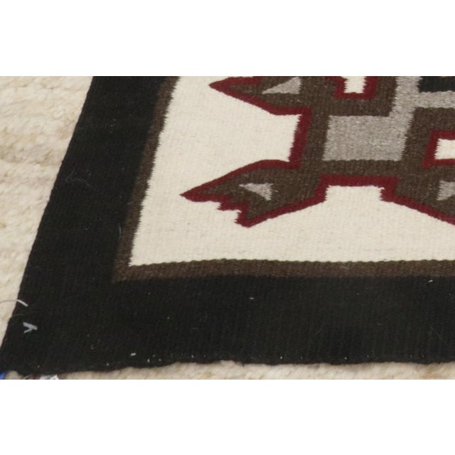 Vintage Klagetoh Navajo-Style Kilim Rug - 04'06 X 07'02 For Sale - Image 12 of 12