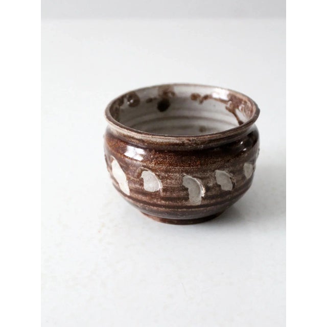 Late 20th Century Vintage Studio Pottery Bowl For Sale - Image 5 of 9