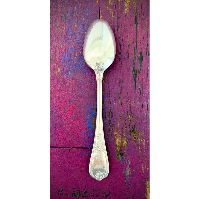 Christofle 1920s Christofle “Marly” French Silver-Plated Flatware Set – 34 Pieces, Louis XIV Pattern For Sale - Image 4 of 10
