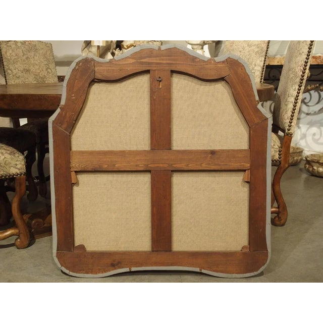 18th Century French Genre Scene Overdoor Painting, Circa 1770 For Sale - Image 12 of 13