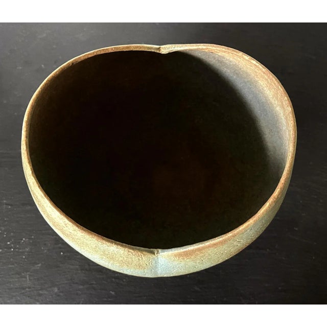 Late 20th Century Late 20th Century Ceramic Vase Vessel by British Studio Potter John Ward For Sale - Image 5 of 13