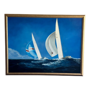 Oversized “Regatta” Acrylic Original Painting