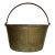 1800s Antique Brass Planter With Handle For Sale