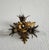 Vintage Hollywood Regency Florentine Gold-Plated and Silver-Plated Ceiling Lamps by Banci Firenze, Italy, 1960s, Set of 4 For Sale - Image 6 of 18
