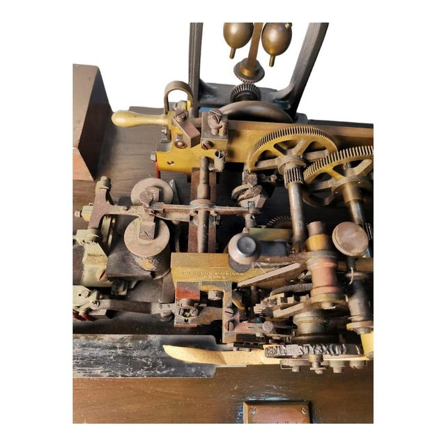 Brown Telegraph from Siemens & Halske, 19th Century For Sale - Image 8 of 14