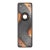 Vintage 6 In. Japanned Steel Passage Door Back Plate For Sale