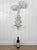 Original 1950's Palm Beach Regency Wall Sconce Solid Wood with Original White Lacquered Finish Double Palm Motif with...